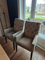 6x mooie gestoffeerde eetkamer stoelen, Huis en Inrichting, Stoelen, Ophalen of Verzenden, Zo goed als nieuw, Blauw, Vijf, Zes of meer stoelen