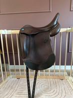 Sella velluto bruin 18” dressuurzadel zadel, Ophalen, Gebruikt, Dressuur