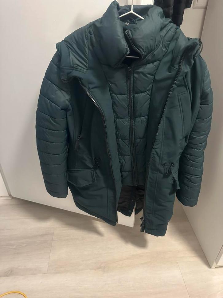 Reset winterjas zogoed als nieuw, Kleding | Dames, Jassen | Winter, Zo goed als nieuw, Maat 38/40 (M), Groen, Ophalen of Verzenden