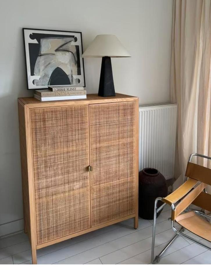 Ikea Stockholm 2017 rotan kast, Huis en Inrichting, Kasten | Overige, Zo goed als nieuw, Ophalen