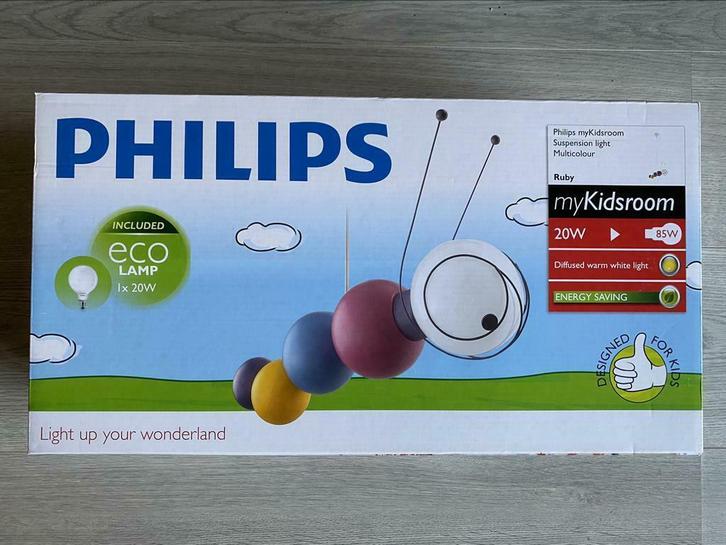 Philips MyKidsroom Ruby rups hanglamp nieuw in verpakking, Kinderen en Baby's, Kinderkamer | Inrichting en Decoratie, Nieuw, Lamp