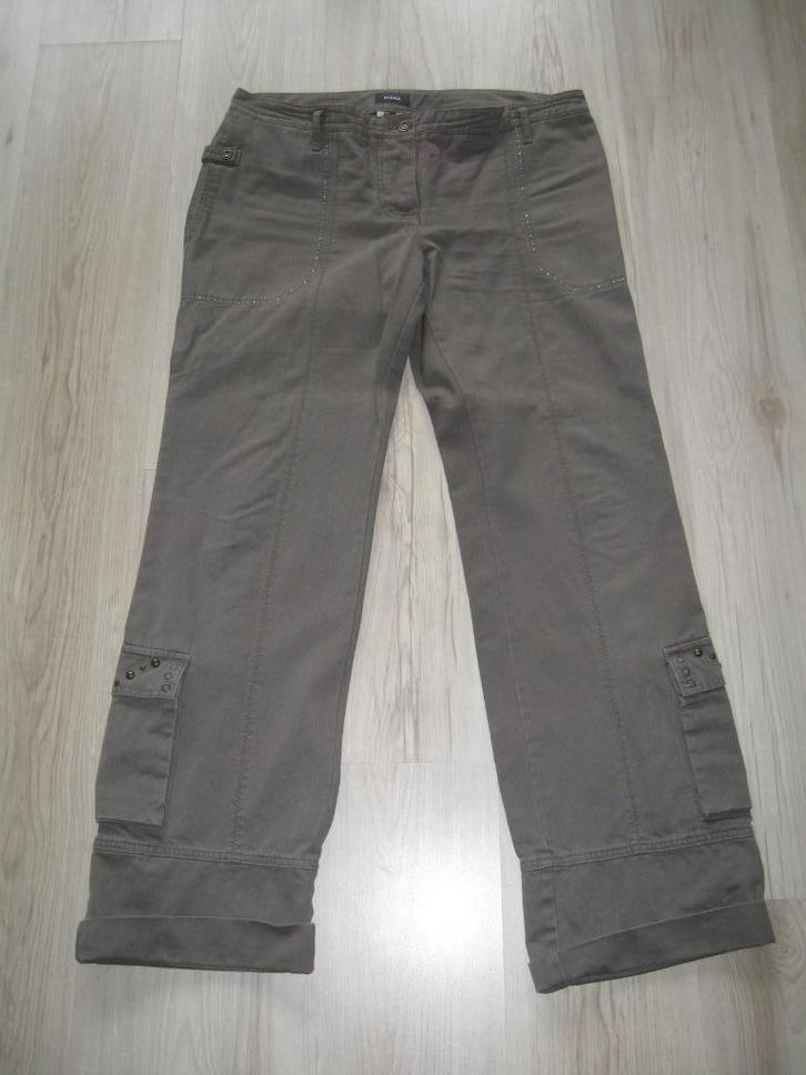 MEXX stoere broek maat 42 goede staat, Kleding | Dames, Broeken en Pantalons, Zo goed als nieuw, Maat 42/44 (L), Zwart, Lang, Ophalen of Verzenden