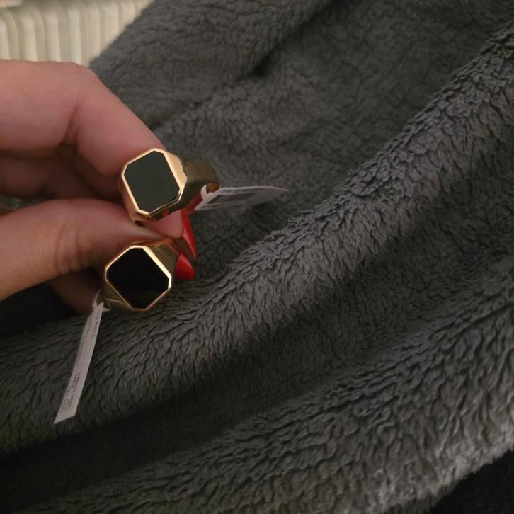 Gouden ringen 14 kaarat, Sieraden, Tassen en Uiterlijk, Ringen, Zo goed als nieuw, Heer, 20 of groter, Goud, Goud, Ophalen of Verzenden