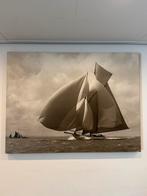 Schilderij zeilboot, Ophalen