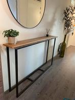 Wandtafel / sidetable - L169 x D30 x H103 cm, Huis en Inrichting, Ophalen, Gebruikt, Metaal, 150 tot 200 cm