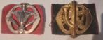 Baret embleem Limburgse Jagers en Militaire Administratie., Ophalen of Verzenden, Landmacht, Nederland, Embleem of Badge