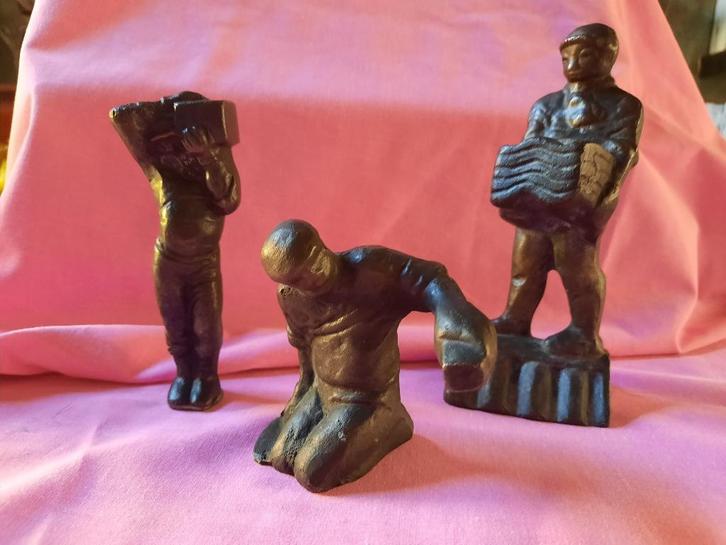 brons groep werklui marlies noordkamp 1991 de jong, Antiek en Kunst, Kunst | Beelden en Houtsnijwerken, Ophalen of Verzenden