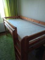 HOOGSLAPER, massief grenen, 90x200, Ophalen, Gebruikt, Hoogslaper