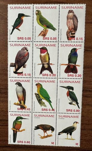 Suriname Vogels 2004 Postzegels - Postfris beschikbaar voor biedingen