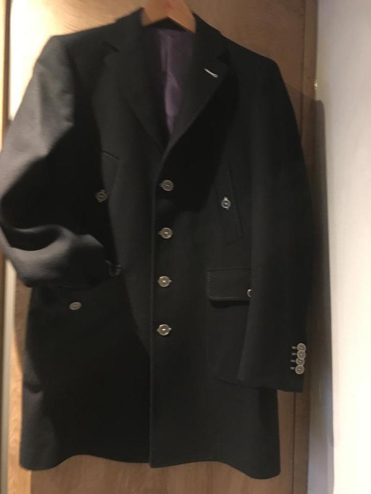 Cavallaro Napoli wollen winterjas zwart, maat 48, Kleding | Heren, Jassen | Winter, Nieuw, Maat 48/50 (M), Zwart, Ophalen of Verzenden