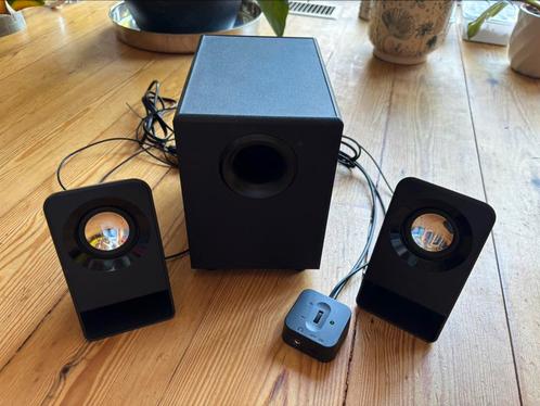 Logitech Z213 Multimedia 2.1 computer speakerset, Computers en Software, Pc speakers, Zo goed als nieuw, Ophalen of Verzenden