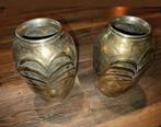 Vintage Messing Vazen Set, Ophalen of Verzenden