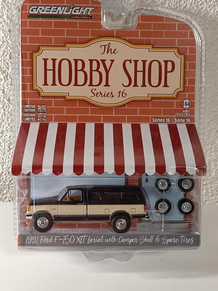 Greenlight 1991 Ford F-150 XLT Lariat The Hobby Shop, Hobby en Vrije tijd, Modelauto's | Overige schalen, Ophalen of Verzenden