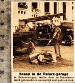 Den Haag 1924, brand in Palace-garage op Scheveningen, Verzamelen, Foto's en Prenten, Verzenden, Voor 1940, Gebruikt, Overige onderwerpen