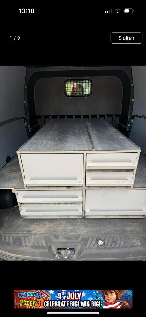 Beks profecionele bedrijfswagen inrichting, Auto diversen, Autogereedschap, Zo goed als nieuw, Ophalen