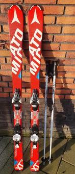 Ski's: Atomic Redster XT JR 150 cm – incl. stokken, topstaat, Ophalen, 140 tot 160 cm, Gebruikt, Carve