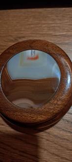 Dekselpotje met halfedelsteen, Sieraden, Tassen en Uiterlijk, Edelstenen, Ophalen of Verzenden, Zo goed als nieuw