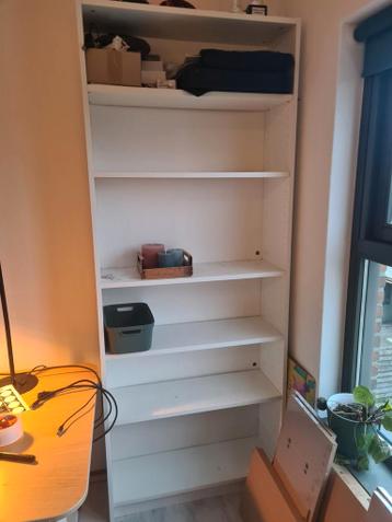 Witte BILLY Boekenkast - 80x28x202 cm - afbeelding 1