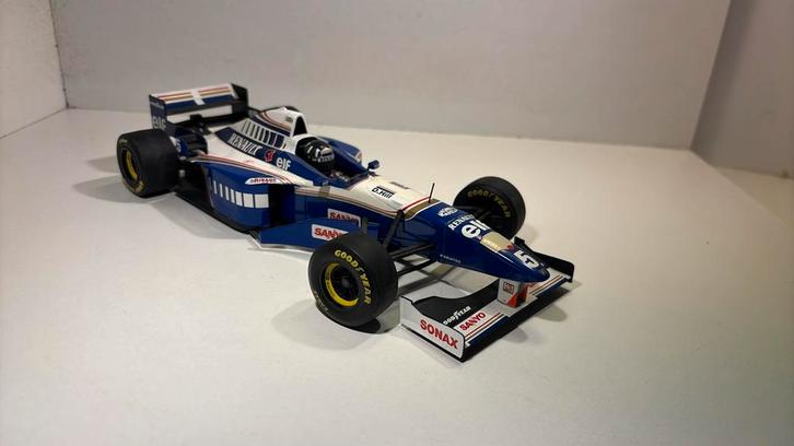 F1 williams fw18 d. Hill 1996 minichamps 1.18, Hobby en Vrije tijd, Modelauto's | 1:18, Zo goed als nieuw, MiniChamps, Ophalen of Verzenden