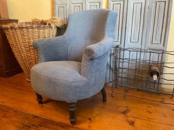 Fauteuil Biedermeier Dames Stoel Frans antiek beschikbaar voor biedingen