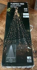 Vlaggenmast kerstboom geen vlaggenmast nodig 350 cm 848 leds, Diversen, Kerst, Ophalen of Verzenden