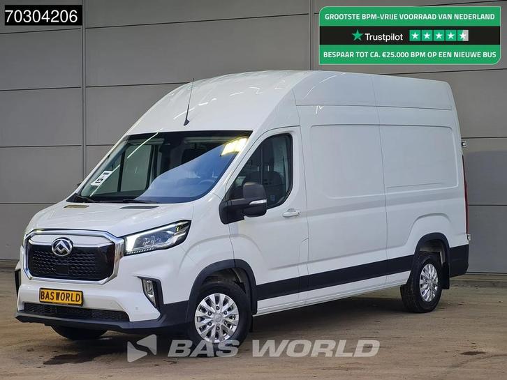 Maxus eDeliver 9 Elektrisch 398WLTP 89kWh Snelladen L3H3 204, Auto's, Bestelauto's, Bedrijf, Te koop, Achteruitrijcamera, Airconditioning