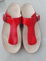 Mast 39 rood Gabor slippers teenslippers, Slippers, Gabor, Ophalen of Verzenden, Zo goed als nieuw