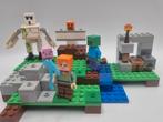 Lego Minecraft 21123 The Iron Golem, Ophalen of Verzenden, Zo goed als nieuw, Complete set, Lego