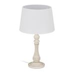 Landelijk Witte Tafellamp, Ophalen of Verzenden, Nieuw, Hout, Minder dan 50 cm