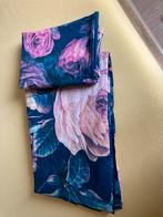 *Mooi 1 persoons dekbedovertrek met bloemen*, Dekbedovertrek, Ophalen of Verzenden, Zo goed als nieuw, Overige kleuren