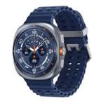 Smetteloze Samsung Watch Ultra 1 47mm Titanium Silver €329,-, Ophalen of Verzenden, Zo goed als nieuw, Waterdicht, Android