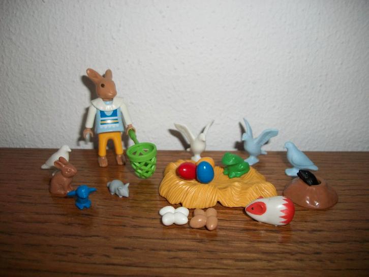 Paashaas, eieren, vogeltjes, paassetje, kleine paashaasjes, Kinderen en Baby's, Speelgoed | Playmobil, Nieuw, Complete set, Ophalen of Verzenden