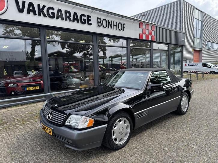 Mercedes-Benz SL-Klasse Cabrio 500 (bj 1993, automaat), Auto's, Oldtimers, Te koop, ABS, Airconditioning, Cruise Control, Lederen bekleding
