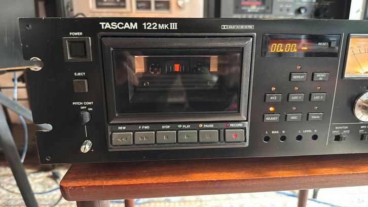 Tascam 122 mkIII Professional Cassette Deck, Audio, Tv en Foto, Cassettedecks, Overige merken, Ophalen