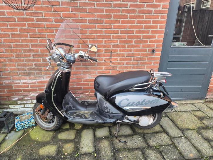 Aprilia Mojito Custom 2011 – 25 km/u – rijdend – kleine geb, Fietsen en Brommers, Snorfietsen en Snorscooters, Gebruikt, Overige merken