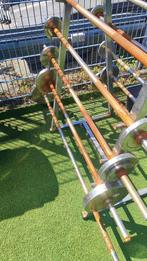 Barbell set compleet met houders, Sport en Fitness, Fitnessmaterialen, Ophalen of Verzenden, Gebruikt