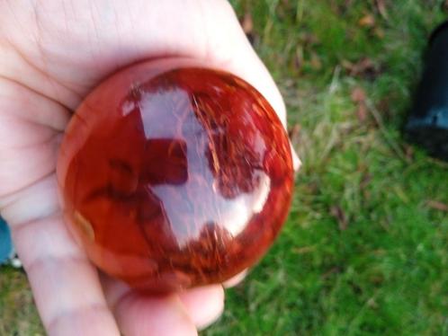Carneool bol - ø 7 cm., Verzamelen, Mineralen en Fossielen, Mineraal, Ophalen of Verzenden