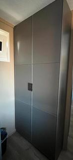 Pax kledingkast met 5 planken 100x35x236 donkergrijs, Huis en Inrichting, Kasten | Kledingkasten, Ophalen, 100 tot 150 cm, 200 cm of meer