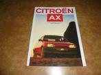 brochure Citroen AX  1988, Ophalen of Verzenden, Zo goed als nieuw, Overige merken
