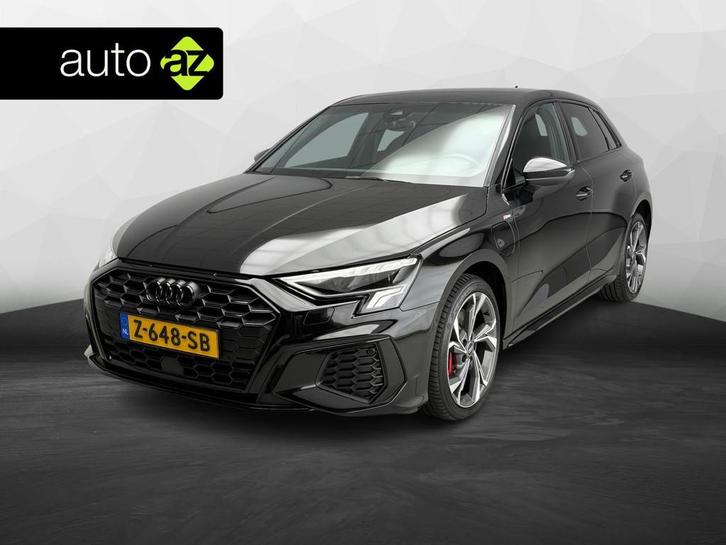 Audi A3 Sportback 45 TFSI e S edition Competition | Zwart op, Auto's, Audi, Bedrijf, Te koop, A3, ABS, Achteruitrijcamera, Adaptive Cruise Control