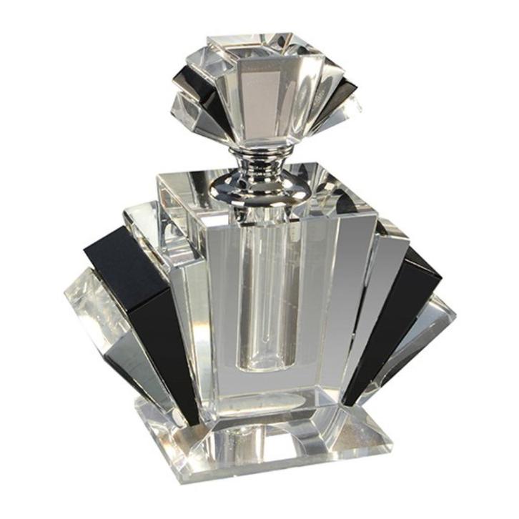 UNIEKE GROTE Kristallen ART DECO fles PARFUMFLES 24x20 cm, Antiek en Kunst, Antiek | Glas en Kristal, Ophalen of Verzenden