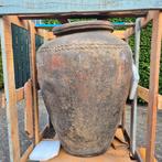 Indiase pot, landelijke kruik, bruine pot, oude kruik, Ophalen, Steen, Landelijk by Suus, Overige kleuren