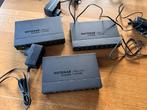 3x Netgear GS108Ev3 8-Poorts Gigabit Switch, Computers en Software, Netwerk switches, Ophalen of Verzenden, Gebruikt