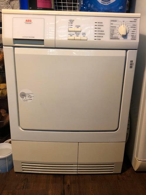 AEG Wasdroger - Condensdroger - lees beschrijving, Witgoed en Apparatuur, Wasdrogers, Gebruikt, Condens, Voorlader, 6 tot 8 kg