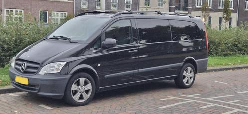 Mercedes-Benz Vito 2.1 CDI 120 2014 Zwart Personenbus., Auto's, Mercedes-Benz, Particulier, Vito, 360° camera, ABS, Achteruitrijcamera