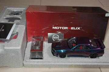 NISSAN SKYLINE R34 GTR midnight purple 3 Motorhelix WRH beschikbaar voor biedingen