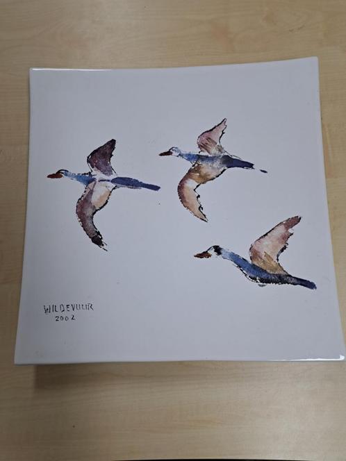 Kunstschalen met vogels, Antiek en Kunst, Antiek | Keramiek en Aardewerk, Ophalen