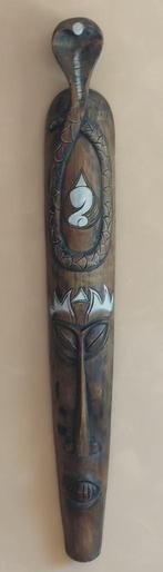 muurmasker houtsnijwerk, tribal masker, volgnr 33, Ophalen of Verzenden