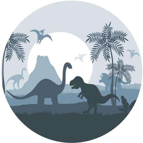Muursticker Cirkel Dino Wereld Blauw Designed4Kids, Kinderen en Baby's, Kinderkamer | Inrichting en Decoratie, Nieuw, Wanddecoratie