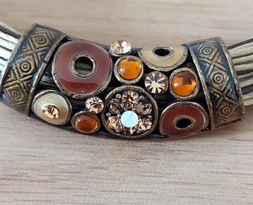 VINTAGE KETTING IN HERFST KLEUREN beschikbaar voor biedingen